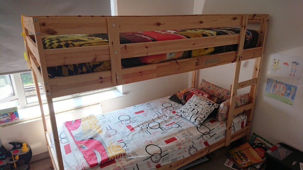 ikea mydal bunk bed crib